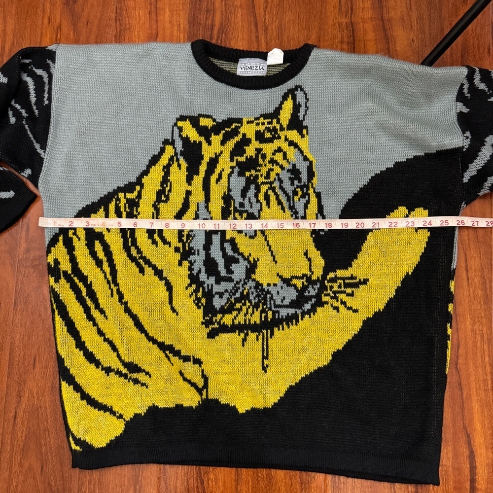 Venezia Sweater Tiger Vintage OSFM - Picture 4 of 6